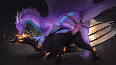 Dildo Fun
art by veoros
Keywords: dragoness;female;feral;lesbian;from_behind;strap-on;masturbation;vaginal_penetration;dildo;veoros