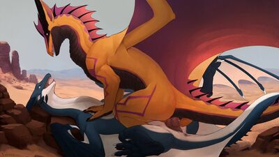 Wyvern Domination
art by veoros
Keywords: dragon;dragoness;wyvern;male;female;feral;M/F;penis;cowgirl;vaginal_penetration;veoros