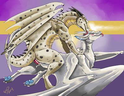 Toichi Mounting Malik
art by wanderlustdragon
Keywords: dragon;dragoness;male;female;feral;M/F;penis;from_behind;vaginal_penetration;spooge;wanderlustdragon