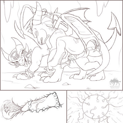 Cynder Mounted
art by weirdhyenas
Keywords: videogame;spyro_the_dragon;spyro;cynder;dragon;dragoness;male;female;anthro;M/F;penis;from_behind;vaginal_penetration;internal;spooge;weirdhyenas