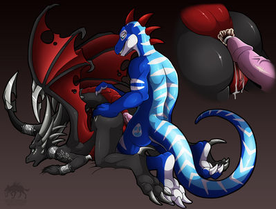 Yoshakos Mounting Cynder
art by weirdhyenas
Keywords: videogame;spyro_the_dragon;cynder;dragon;dragoness;male;female;anthro;M/F;penis;vagina;from_behind;closeup;suggestive;anal;spooge;weirdhyenas