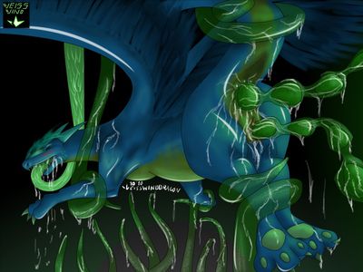 Saphira and Tentacles
art by weisswinddragon
Keywords: eragon;saphira;dragoness;female;feral;solo;tentacles;double_penetration;anal;oral;vaginal_penetration;spooge;bondage;weisswinddragon