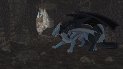 Spelunking With Darkstalker (Wings_of_Fire)
art by welcometothevoid
Keywords: wings_of_fire;nightwing;icewing;hybrid;darkstalker;dragon;male;feral;M/M;penis;from_behind;anal;cgi;welcometothevoid