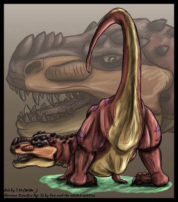 Momma Rex
art by wewo
Keywords: cartoon;ice_age;dinosaur;theropod;tyrannosaurus_rex;trex;momma_rex;female;feral;solo;suggestive;wewo