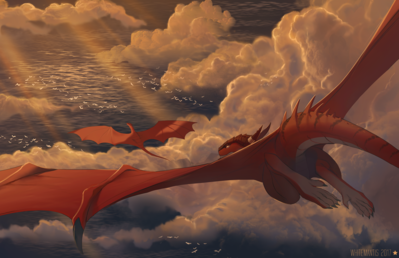 I'll Follow You
art by whitemantis
Keywords: dragon;wyvern;feral;non-adult;whitemantis