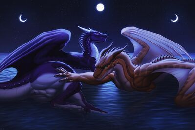 Low Tides (Wings_of_Fire)
art by wia
Keywords: wings_of_fire;nightwing;mudwing;dragon;male;feral;M/M;suggestive;wia