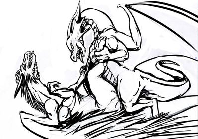 Saphira's New Rider
art by winddragon
Keywords: eragon;saphira;dragon;dragoness;male;female;feral;M/F;missionary;spooge;winddragon