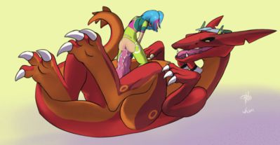 Wyldfyre and Kit
art by Purple_Kecleon
Keywords: beast;anime;dragon_booster;dragon;wyldfyre;male;feral;human;woman;female;M/F;penis;cowgirl;spooge;Purple_Kecleon