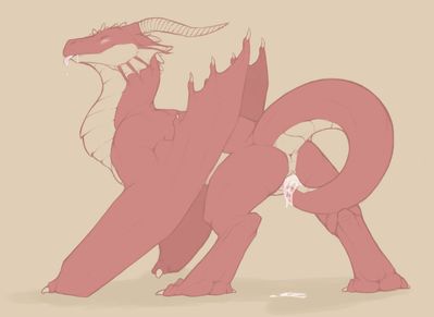 Wyvern Tailplay
art by kallus
Keywords: dragoness;wyvern;female;feral;solo;tailplay;masturbation;vaginal_penetration;spooge;kallus