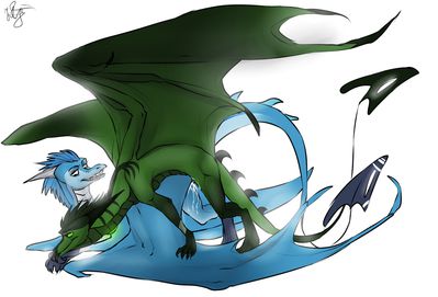 Dragons Mating
art by xoxoj
Keywords: dragon;dragoness;male;female;feral;M/F;penis;from_behind;spooge;xoxoj