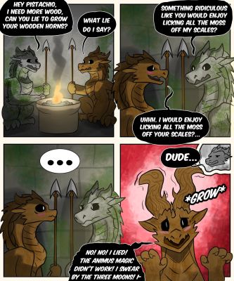 Pinocchio Dragon (Wings_of_Fire)
art by xyeh2o
Keywords: comic;wings_of_fire;icewing;sandwing;dragon;feral;solo;suggestive;humor;xyeh2o