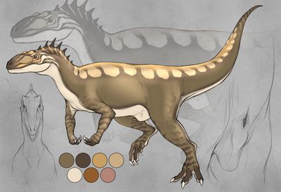 Female Allosaurus
art by yaroul
Keywords: dinosaur;theropod;allosaurus;female;feral;solo;cloaca;closeup;reference;yaroul