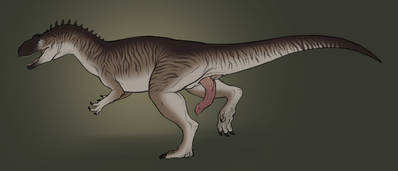 Male Allosaur
art by yaroul
Keywords: dinosaur;theropod;allosaurus;male;feral;solo;penis;yaroul
