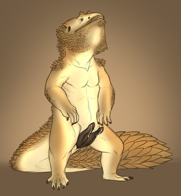 Anthro Bearded Dragon
art by yaroul
Keywords: lizard;bearded_dragon;male;anthro;solo;penis;hemipenis;spooge;yaroul