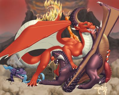 Accidental Encounter
art by yojek163
Keywords: dragon;male;feral;M/M;penis;oral;spooge;yojek163