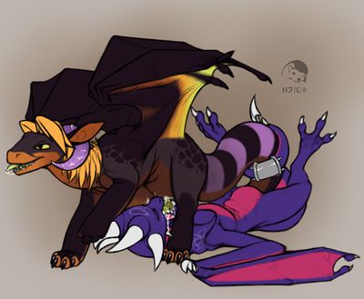 Fun With Cynder 6
art by yojek163
Keywords: videogame;spyro_the_dragon;dragon;dragoness;cynder;male;female;anthro;M/F;penis;oral;tailplay;masturbation;vaginal_penetration;spooge;yojek163