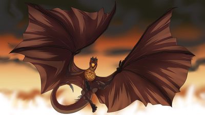 Smaug in Flight
art by zairiza
Keywords: lotr;lord_of_the_rings;dragon;wyvern;smaug;male;feral;solo;penis;zairizazairiza