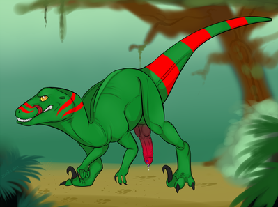 Akice Raptor
art by zardis
Keywords: dinosaur;theropod;raptor;deinonychus;male;feral;solo;penis;spooge;zardis