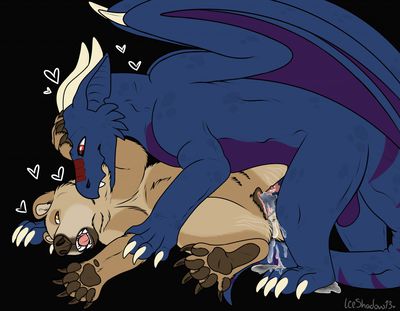 Dragon and Bear Breeding
art by zarroc89
Keywords: dragon;furry;ursine;bear;male;female;feral;M/F;penis;missionary;vaginal_penetration;spooge;zarroc89