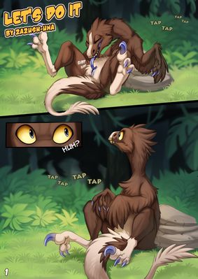 Let's Do It (page 1)
art by zazush-una
Keywords: comic;dinosaur;theropod;raptor;velociraptor;female;feral;solo;vagina;oral;autofellatio;zazush-una