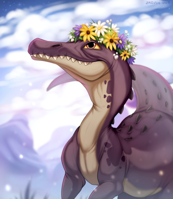 Grandmother and her Grandchildren 2
art by zazush-una
Keywords: comic;dinosaur;theropod;baryonyx;female;feral;solo;non-adult;zazush-una