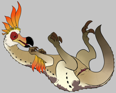 Kulu-Ya_Ku
art by zeamaeri
Keywords: videogame;monster_hunter;bird_wyvern;kulu-ya_ku;female;feral;solo;cloaca;spooge;zeamaeri