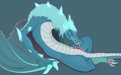 Winter Wyvern
art by zeamaeri
Keywords: videogame;defense_of_the_ancients;dota;dragoness;wyvern;winter_wyvern;auroth;female;feral;solo;vagina;oral;autofellatio;zeamaeri