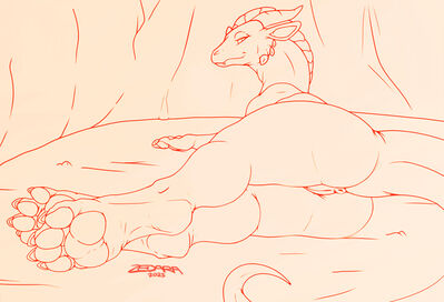 Hello
art by zedara
Keywords: dragoness;female;feral;solo;vagina;presenting;zedara