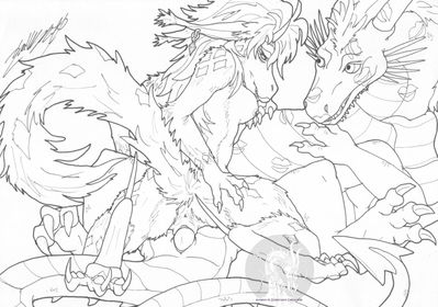 Riding Hard
art by zhakrisstol
Keywords: dragon;male;feral;dragoness;furry;canine;hybrid;female;anthro;breasts;M/F;penis;cowgirl;vaginal_penetration;zhakrisstol