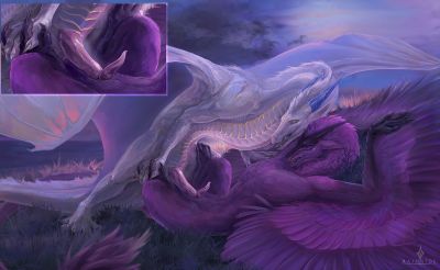 Stress Test
art by zikeny
Keywords: dragon;wyvern;male;feral;M/M;penis;missionary;docking;closeup;zikeny