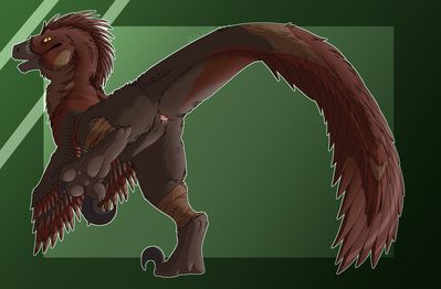 Female Raptor
art by zotz
Keywords: dinosaur;theropod;raptor;female;feral;solo;cloaca;presenting;spooge;zotz