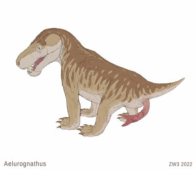 Aelurognathus
art by zw3
Keywords: dinosaur;aelurognathus;male;feral;solo;penis;zw3