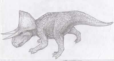 Ceratopsid Cloaca
art by zw3
Keywords: dinosaur;ceratopsid;male;feral;solo;cloaca;zw3