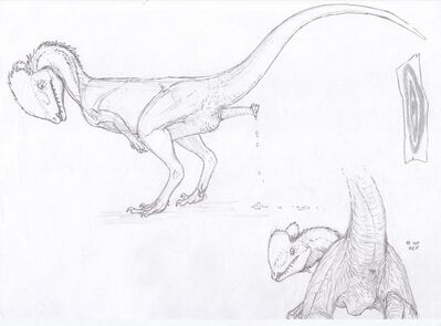 Dilophosaurus Male
art by zw3
Keywords: dinosaur;theropod;dilophosaurus;male;feral;solo;cloaca;penis;spooge;zw3