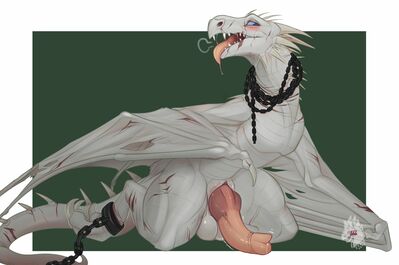 Gringott's Derg
art by zyria
Keywords: harry_potter;dragon;wyvern;male;feral;solo;bondage;penis;zyria