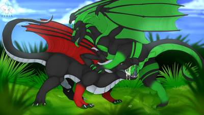 Two Dergs Having Fun
art by zyria
Keywords: dragon;male;feral;M/M;penis;oral;spooge;zyria