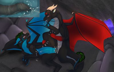 Valyan and Scar Having Sex
art by zyria
Keywords: dragon;male;feral;M/M;penis;from_behind;anal;internal;spooge;zyria