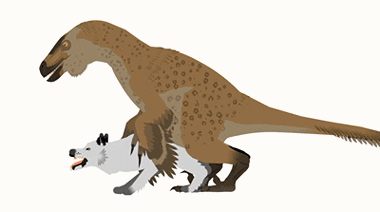 Direwolf and Utahraptor.gif
art by sticknodes
Keywords: video;animated_gif;dinosaur;theropod;raptor;utahraptor;furry;canine;direwolf;male;female;feral;M/F;from_behind;suggestive;sticknodes