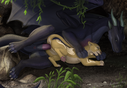 kodardragon__Akany_and_Sypherakanysypher-in-cave-fa.png