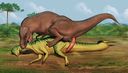 rollwulf_hypacrosaurus_tyrannosaur.jpg