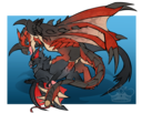 whimsydreams_rathalos_and_nargacuga.png