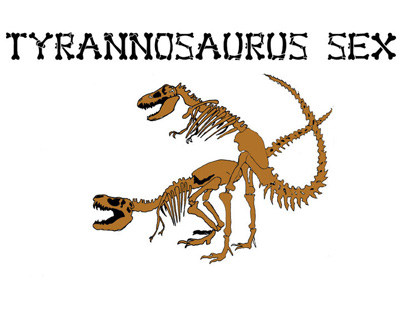 Tyrannosaurus Sex Logo
artist unknown
Keywords: dinosaur;theropod;tyrannosaurus_rex;trex;male;female;feral;M/F;skeleton;from_behind