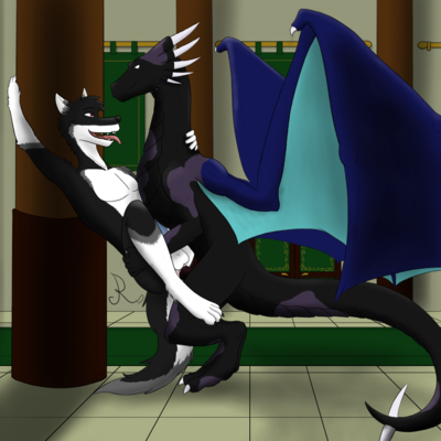 Drad YCH with Amarok
The result of the Herpy Charity YCH, featuring Drad-lescore and bought by Amarok.

Drad: http://www.furaffinity.net/user/dradlescore

Amarok: http://www.furaffinity.net/user/amarok97
Keywords: Dragon;Wolf;Feral;Anthro;M/M;Gay;Penis;Erect;Penetration;Anal;Biting;Rendrassa