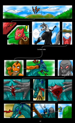 Xymedra Story P-17
art by xymedra
Keywords: comic;dragoness;lizard;furry;canine;wolf;diva;mahu;male;female;anthro;solo;vagina;spread;closeup;xymedra