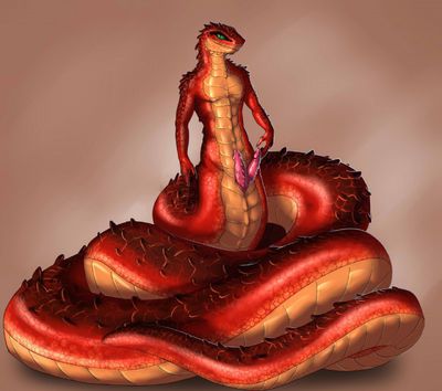 Spiky Snake
art by rakisha
Keywords: snake;male;anthro;penis;hemipenis;solo;rakisha