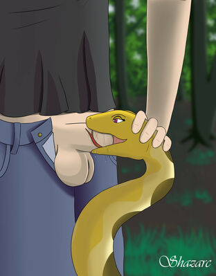 Snek cocksleeve
Keywords: snake;feral;human;fellatio;oral;shazarc;M/F