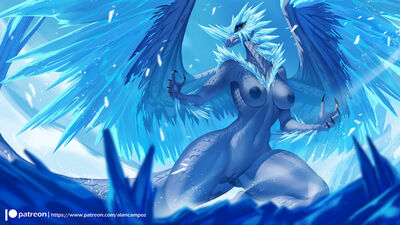 Winter Dragoness
art by alanscampos
Keywords: dragoness;female;anthro;breasts;solo;vagina;alanscampos