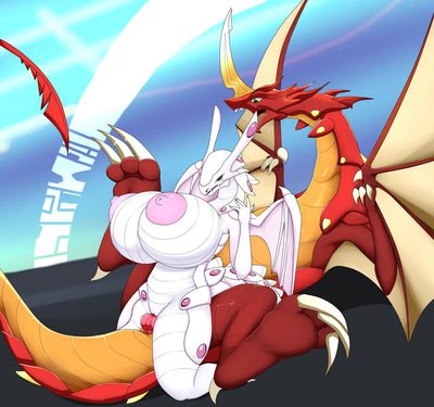 Drago and Wavern Having Sex
art by jessesmash32
Keywords: anime;bakugan;wavern;drago;dragon;dragoness;wyvern;male;female;feral;anthro;breasts;M/F;penis;cowgirl;vaginal_penetration;jessesmash32