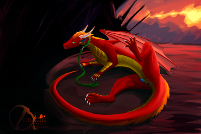 Relaxing at His Place
art by Dragonhurd
Keywords: dragon;male;feral;solo;penis;shishka;Dragonhurd