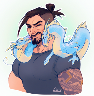 Hanzo Long Cats
They like to nuzzle Hanzo's beard, just like cats
Keywords: eastern_dragon;male;Genji;Overwatch;Hanzo;Lintufriikki 